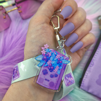 Raspberry Game Toy Wrist Keychain Lanyard