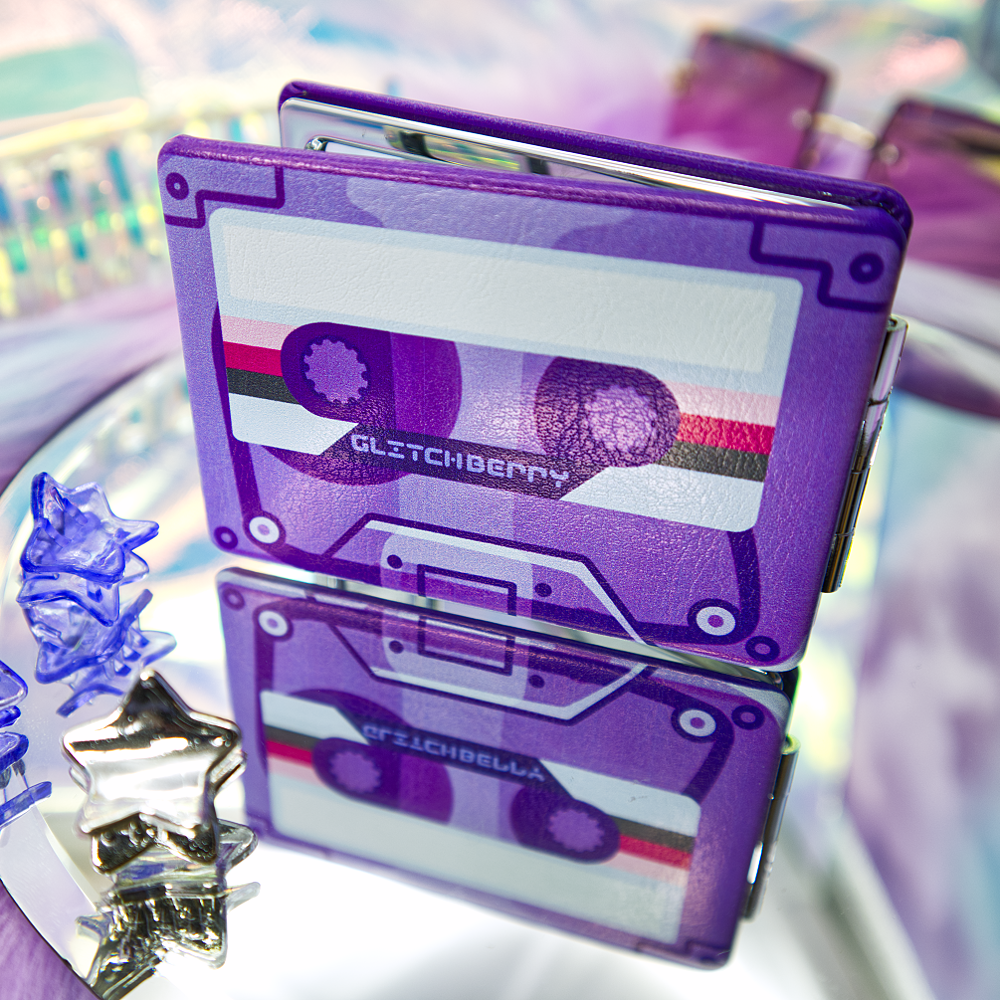 Mixtape Compact Mirror-Accessories-GlitchBerry