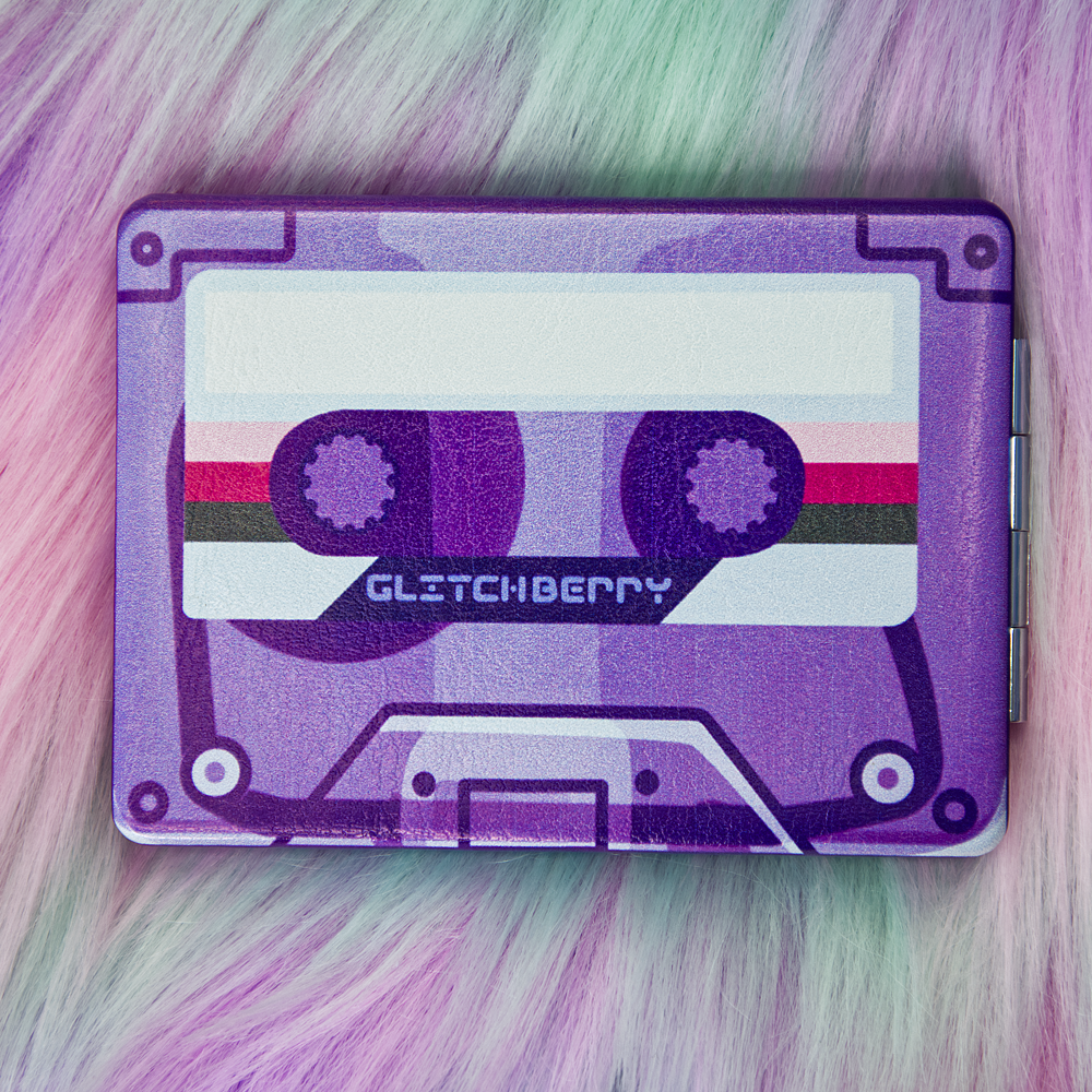 Mixtape Compact Mirror-Accessories-GlitchBerry