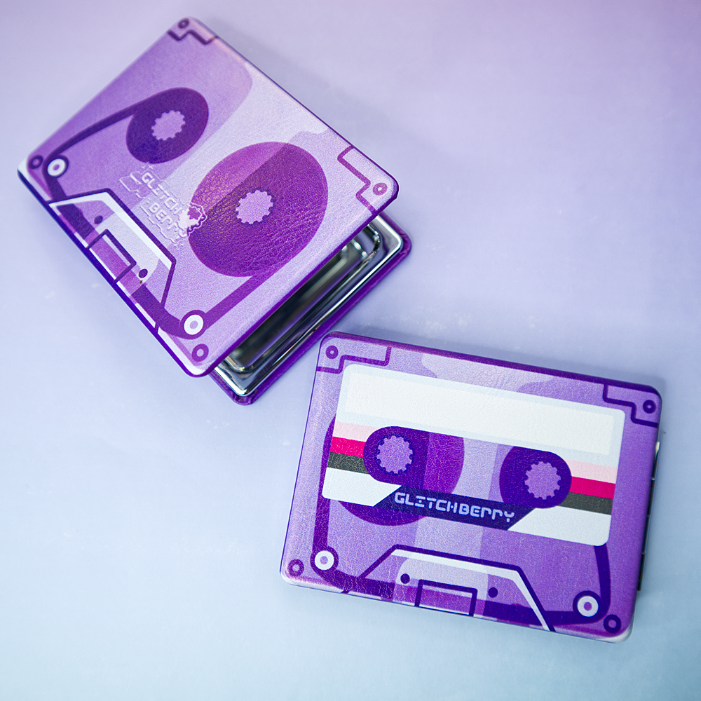 Mixtape Compact Mirror-Accessories-GlitchBerry