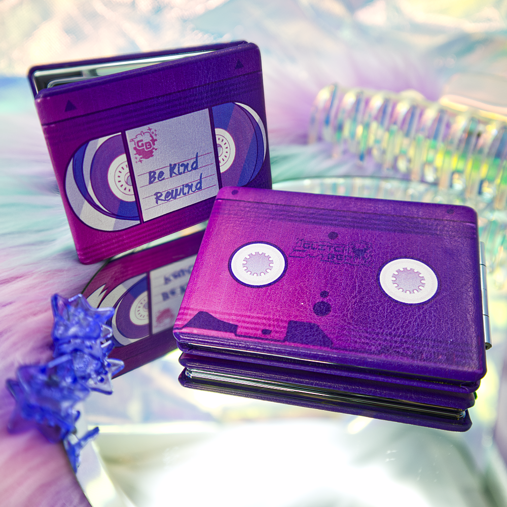 Be Kind Rewind VHS Compact Mirror-Accessories-GlitchBerry