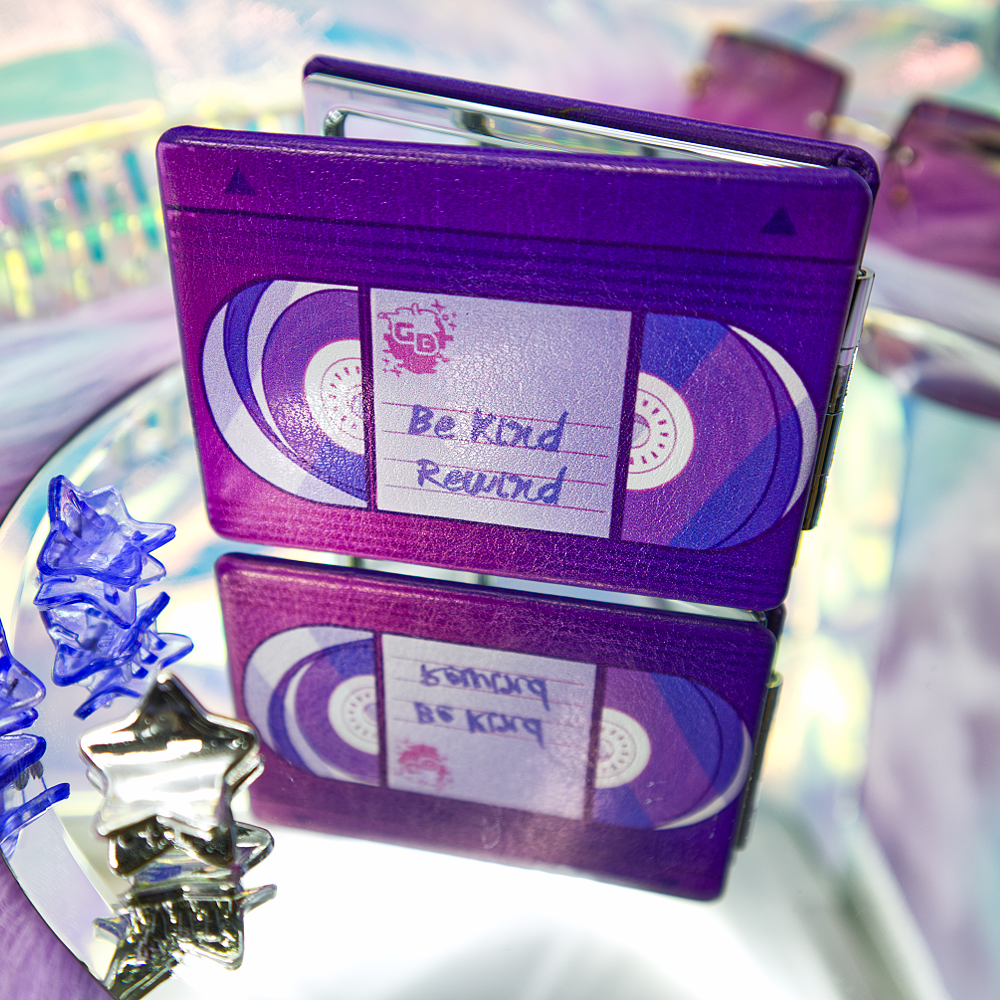 Be Kind Rewind VHS Compact Mirror-Accessories-GlitchBerry