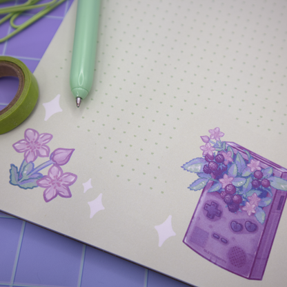 Raspberry Game Toy 5"x8" Notepad