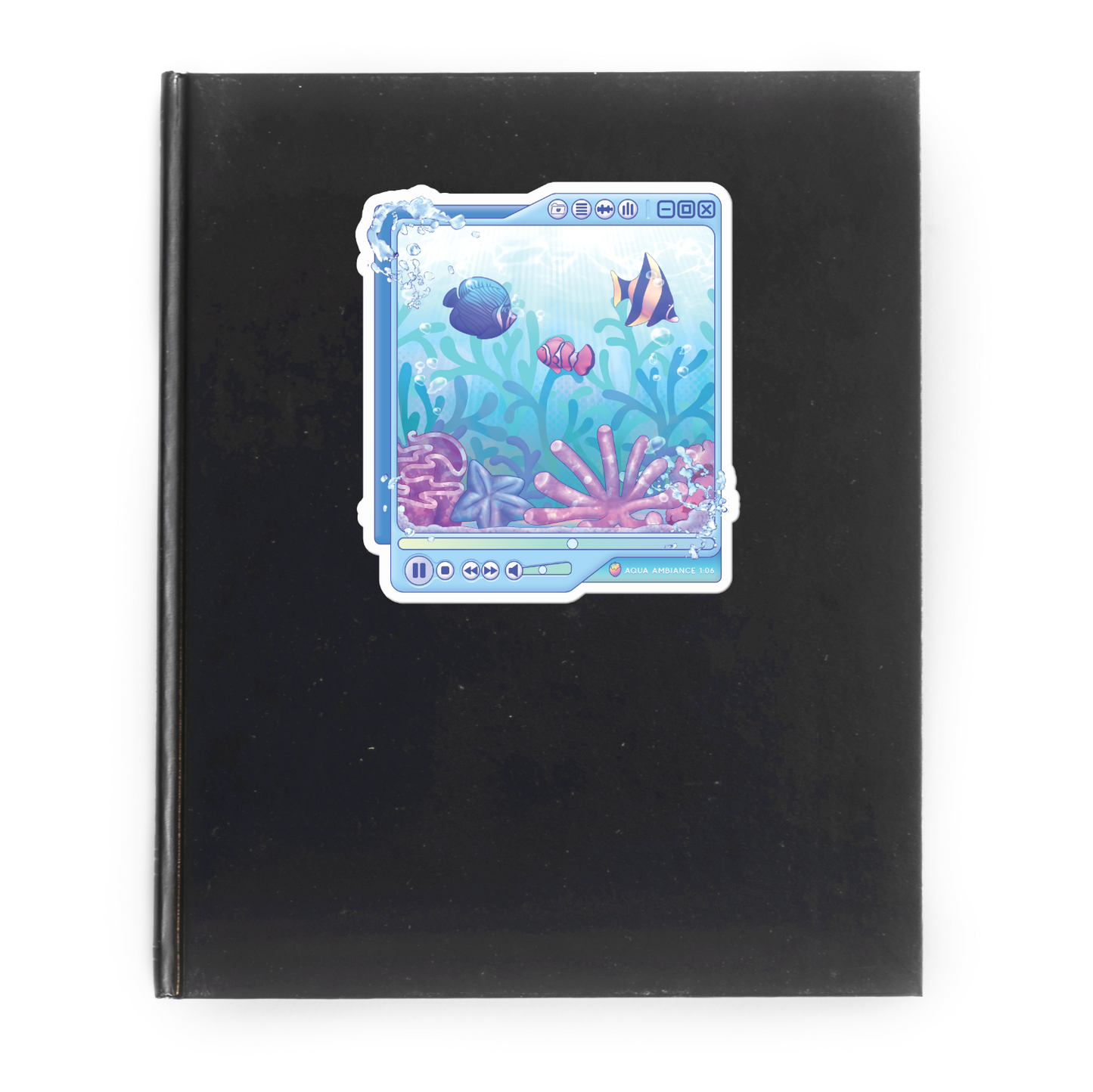 Aqua Ambiance Vinyl Sticker