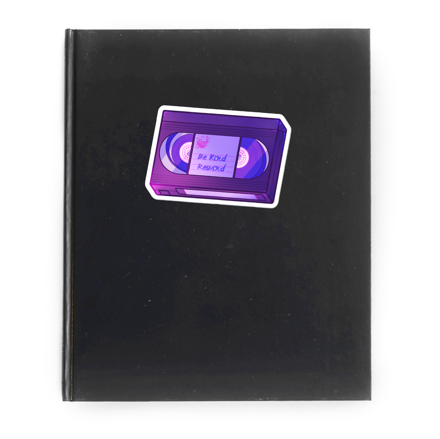 Be Kind Rewind VHS Vinyl Sticker-Stickers-GlitchBerry