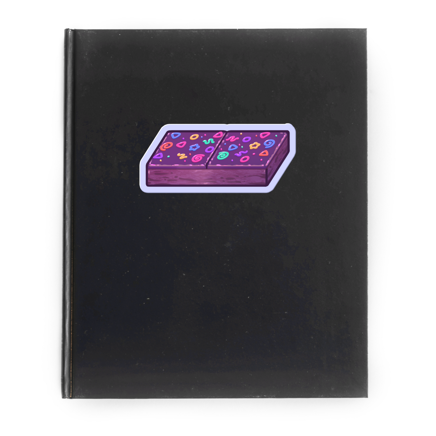Confetti Brownie Vinyl Sticker-Stickers-GlitchBerry