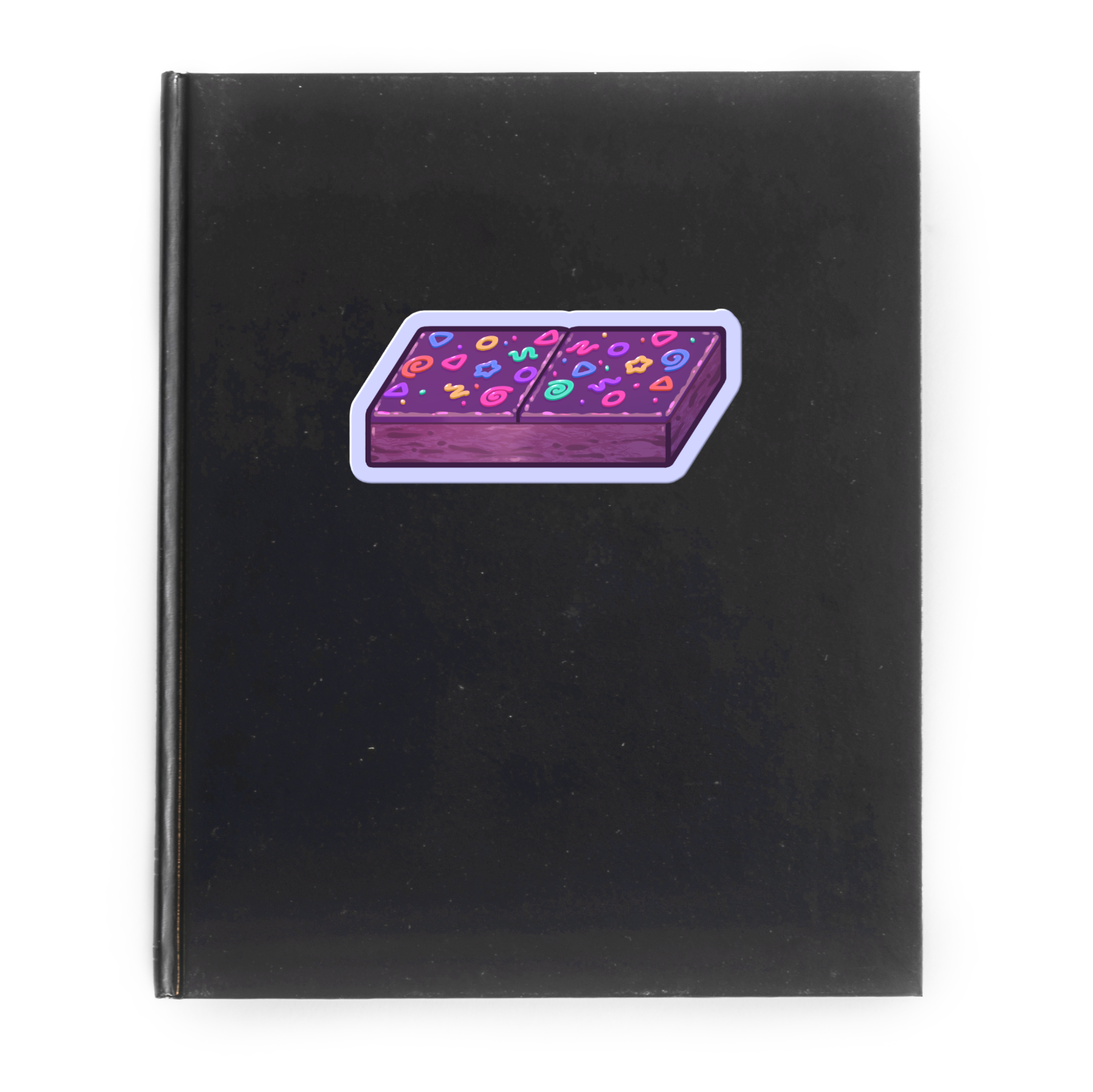 Confetti Brownie Vinyl Sticker-Stickers-GlitchBerry
