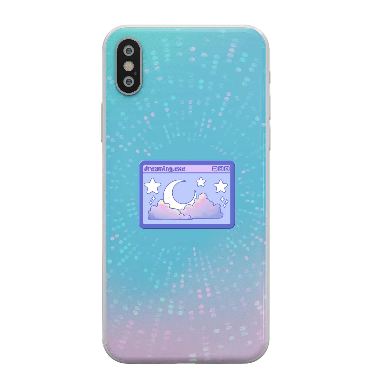 Dreaming.EXE Glow In The Dark Vinyl Sticker