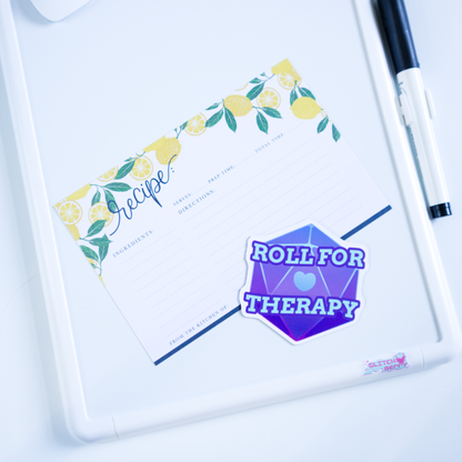 "Roll for Therapy" Fridge Magnet