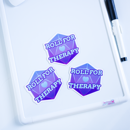 "Roll for Therapy" Fridge Magnet