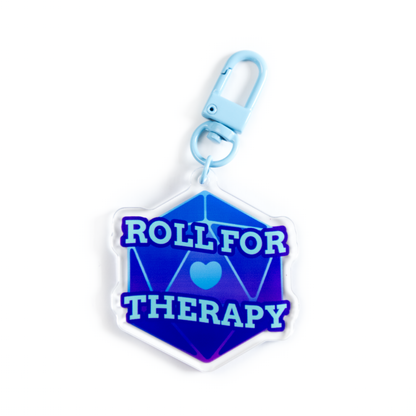「Roll for Therapy」 Acrylic Keychain