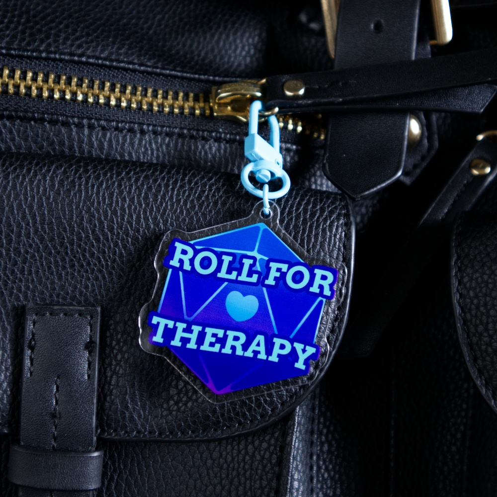 Reflexology Keychains 「Roll for Therapy」 Acrylic Keychain – GlitchBerry