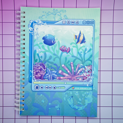 Aqua Ambiance Easy-Peel Sticker Book
