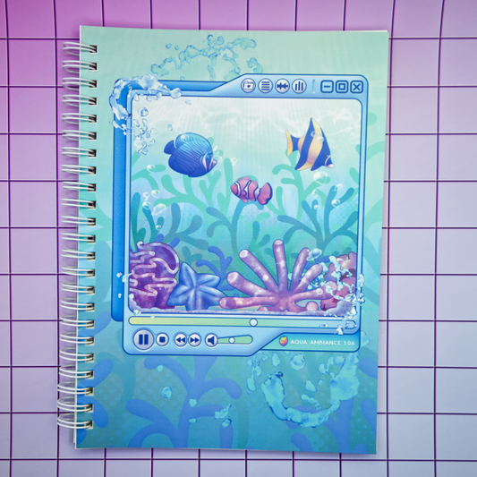 Aqua Ambiance Easy-Peel Sticker Book
