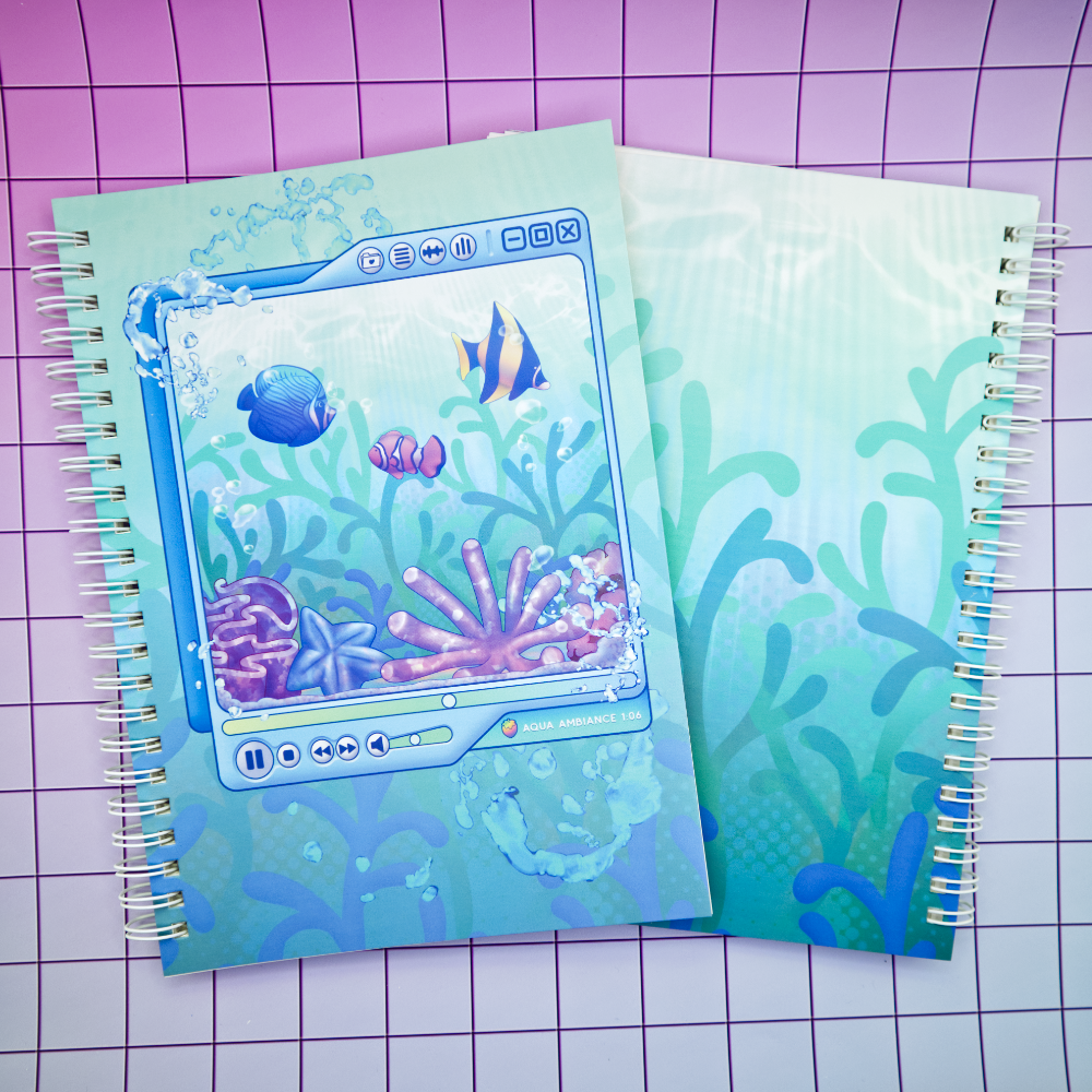 Aqua Ambiance Easy-Peel Sticker Book