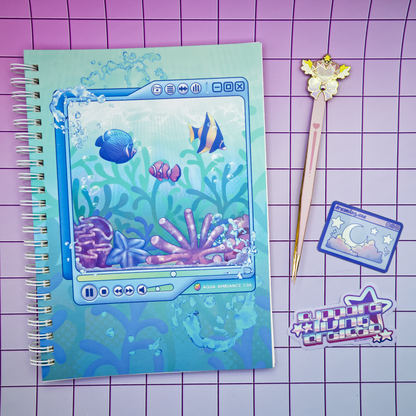 Aqua Ambiance Easy-Peel Sticker Book