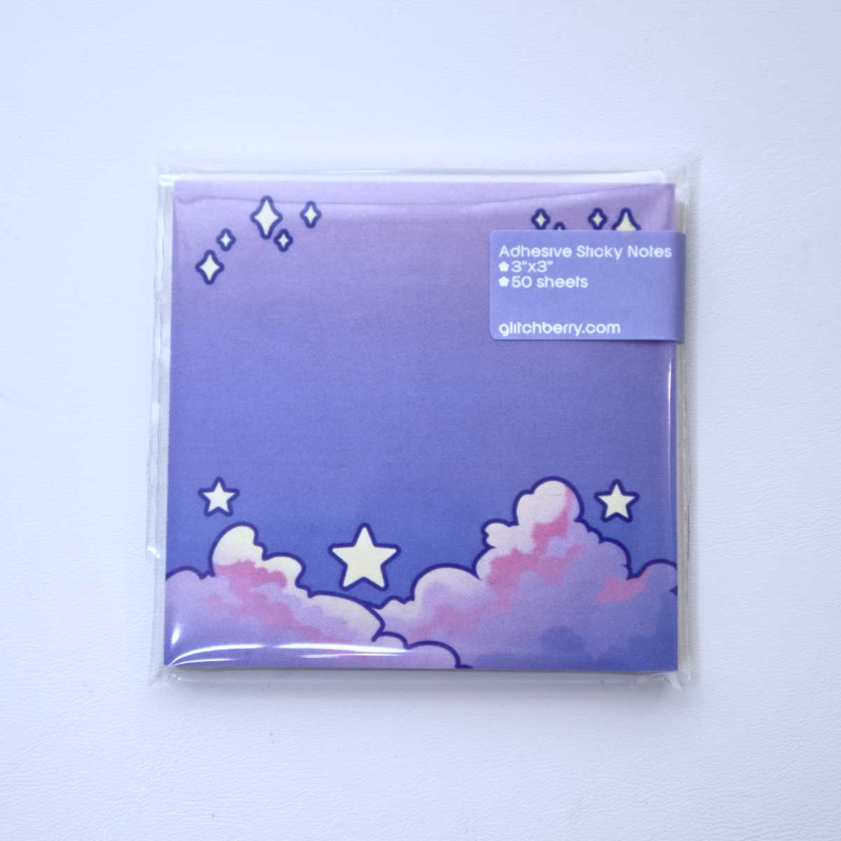 Cloudy Stars Sticky Note Pad