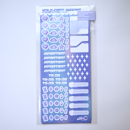 Holo-Core Planner Sticker Sheet