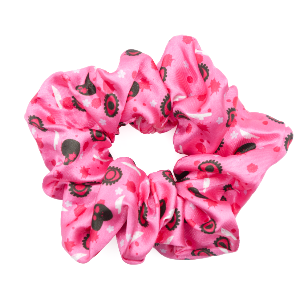 Cute and Cursed Satin Scrunchie