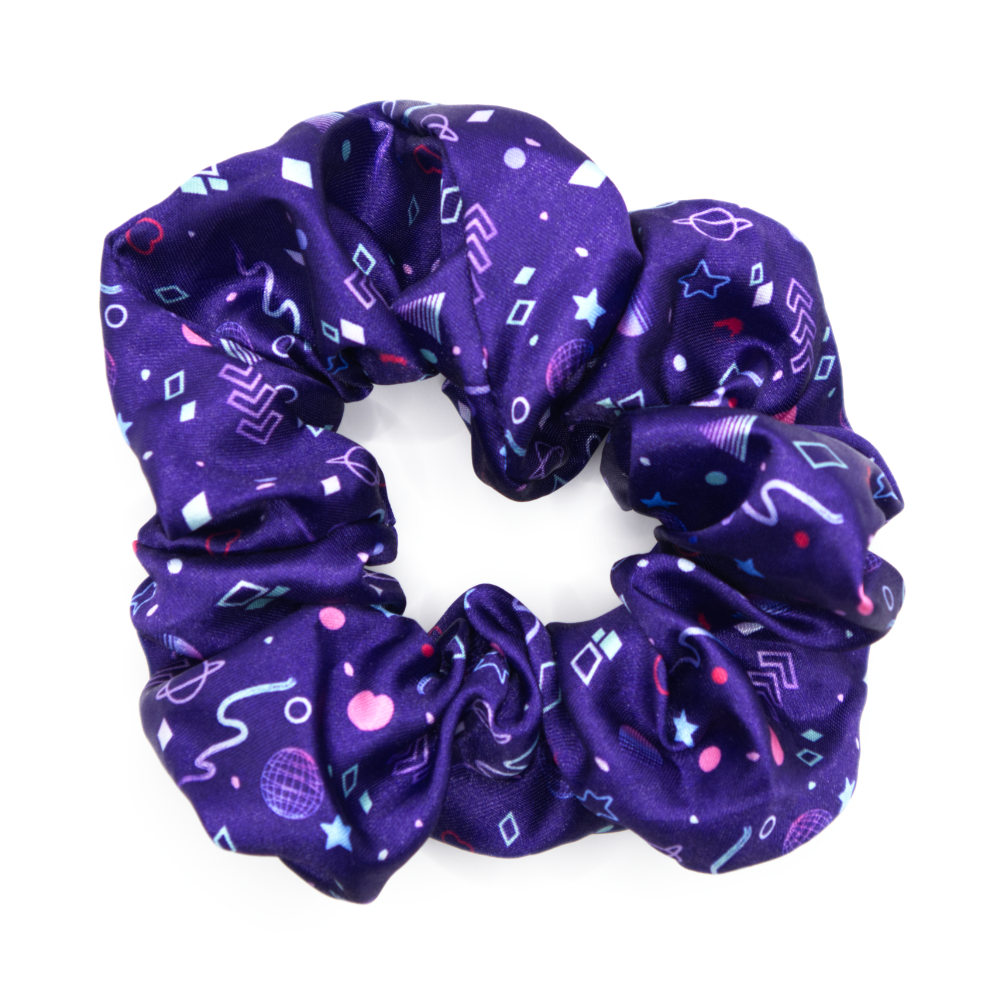 Vapor Party Satin Scrunchie