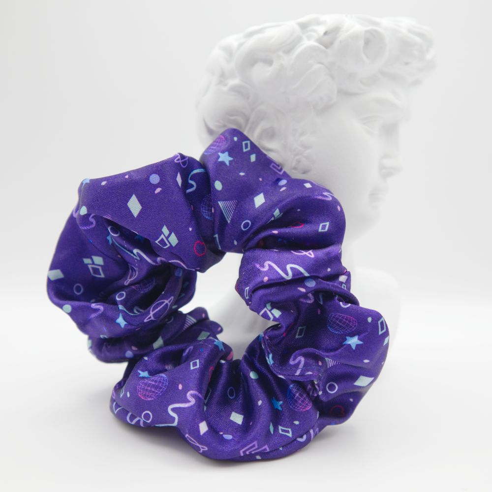 Vapor Party Satin Scrunchie