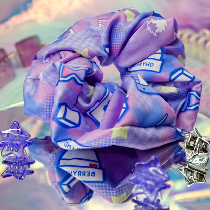 Art Tools Satin Scrunchie-Accessories-GlitchBerry