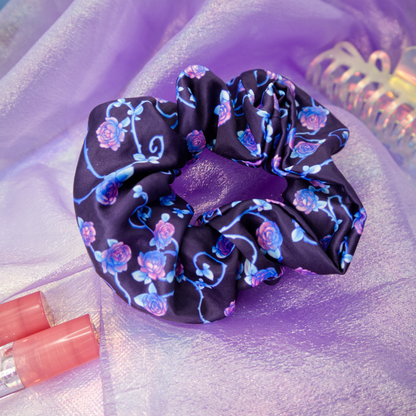 Enchanted Thorns Satin Scrunchie-Accessories-GlitchBerry