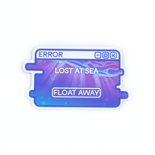 "Lost at Sea" Fridge Magnet