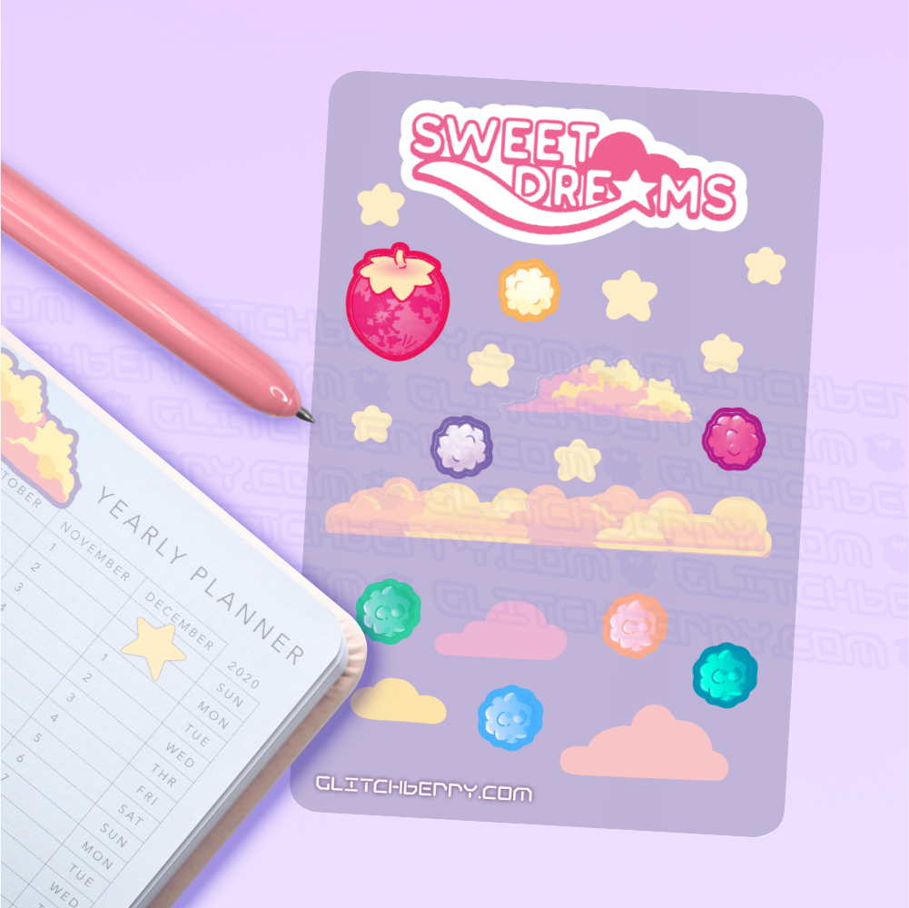 Sweet Dreams Sticker Sheet