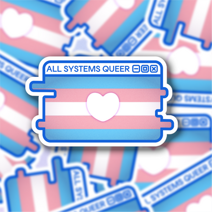 Build-Your-Own Pride System Message Sticker