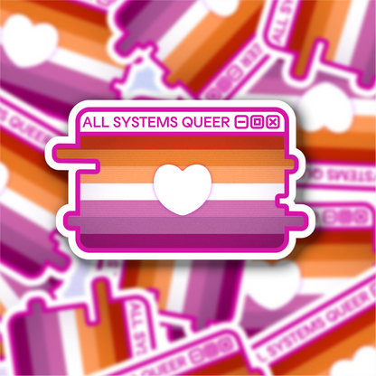 Build-Your-Own Pride System Message Sticker
