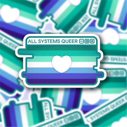 Build-Your-Own Pride System Message Sticker