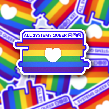 Build-Your-Own Pride System Message Sticker