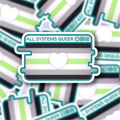 Build-Your-Own Pride System Message Sticker