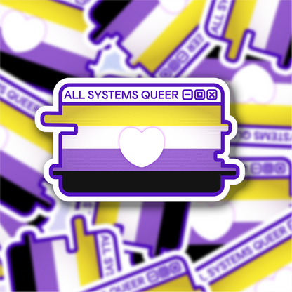 Build-Your-Own Pride System Message Sticker