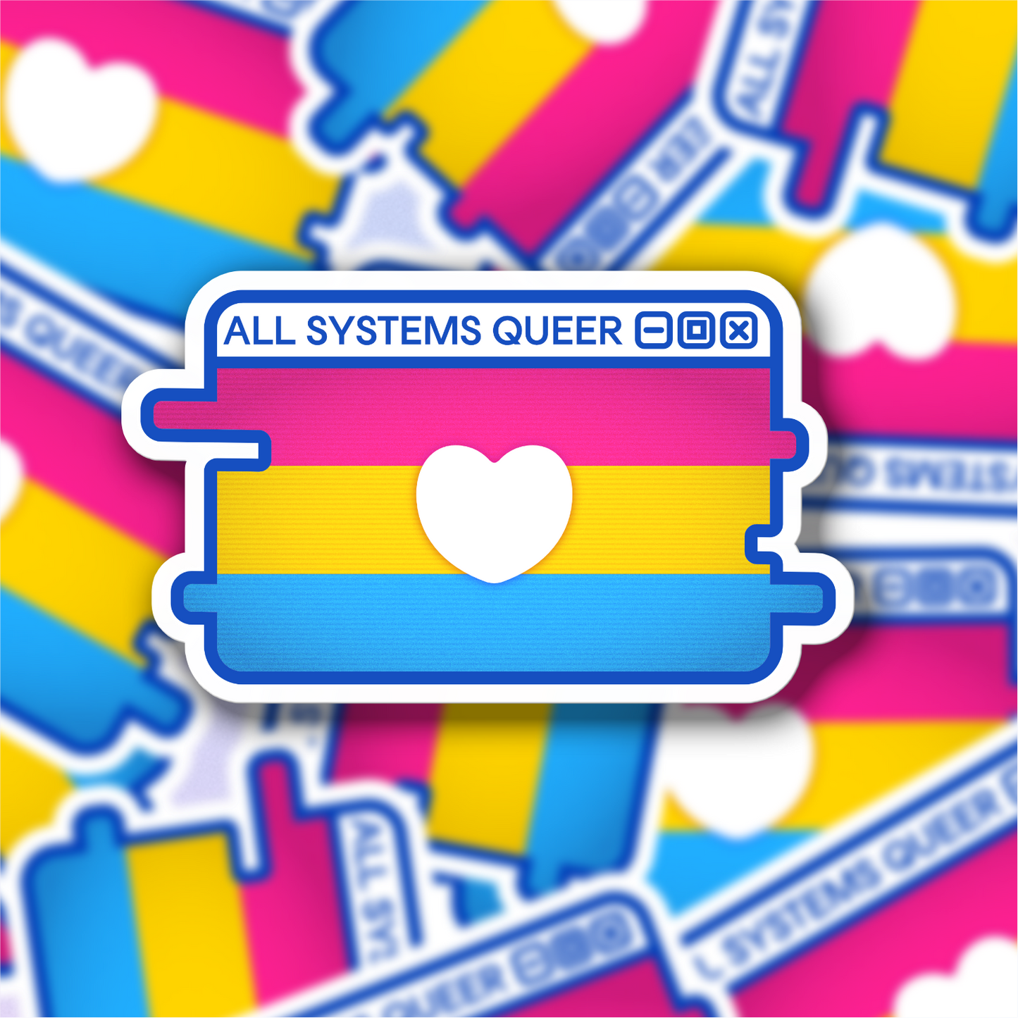 Build-Your-Own Pride System Message Sticker