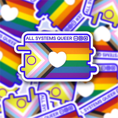 Build-Your-Own Pride System Message Sticker