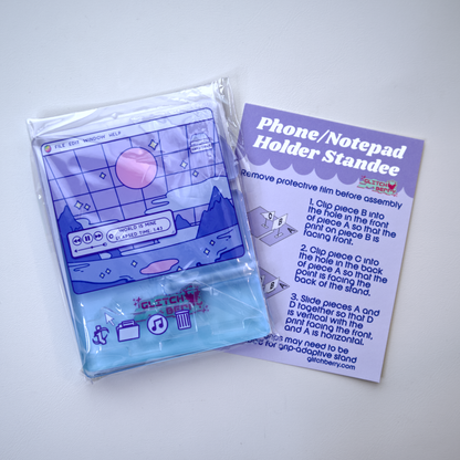 Vapor.OS Desktop Phone Holder Acrylic Standee