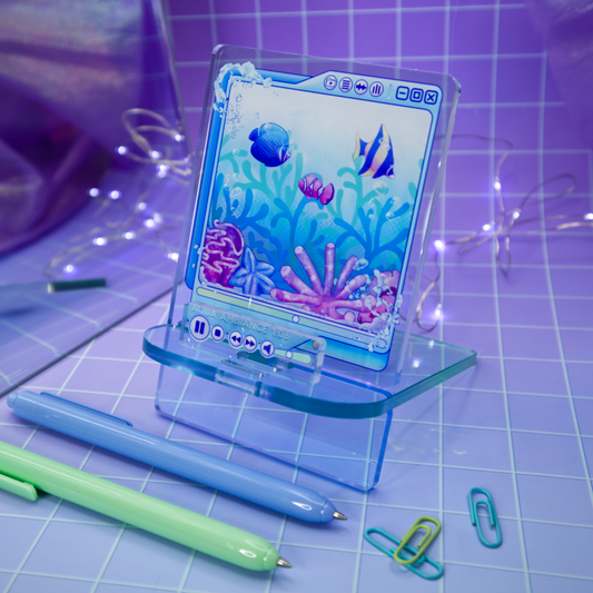Aqua Ambiance Phone Holder Acrylic Standee