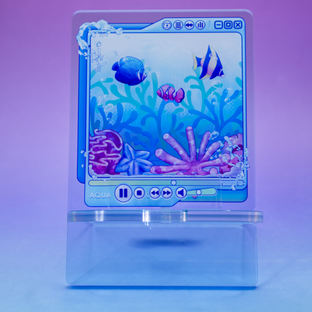 Aqua Ambiance Phone Holder Acrylic Standee