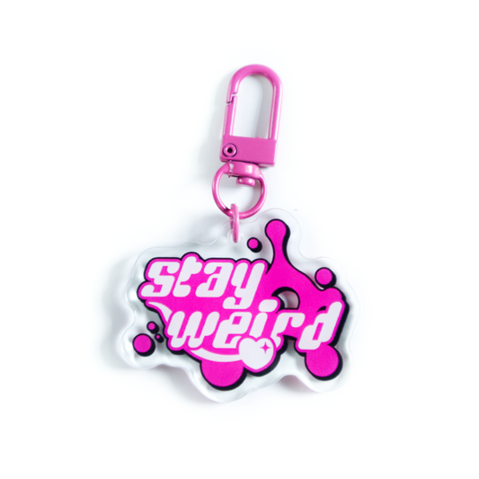 Stay Weird Acrylic Keychain