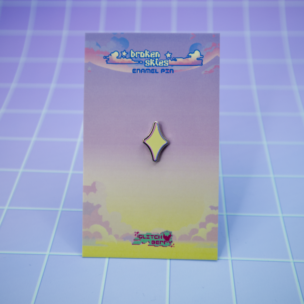 Mini Twinkle Vaporwave Filler Enamel Pin