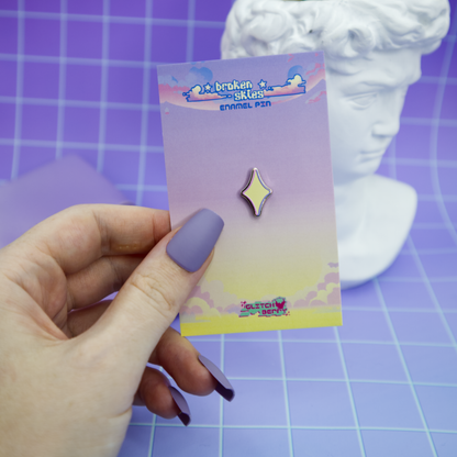 Mini Twinkle Vaporwave Filler Enamel Pin