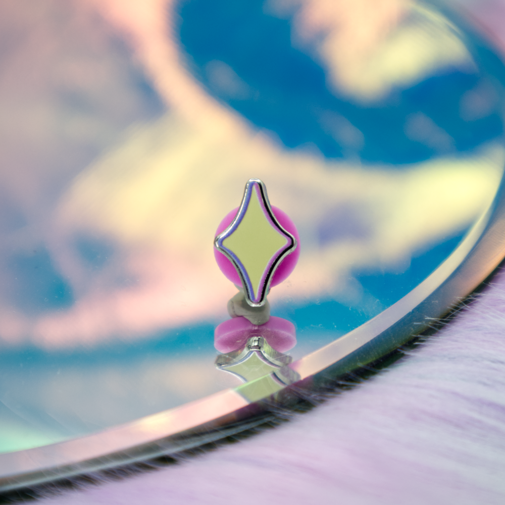 Mini Twinkle Vaporwave Filler Enamel Pin