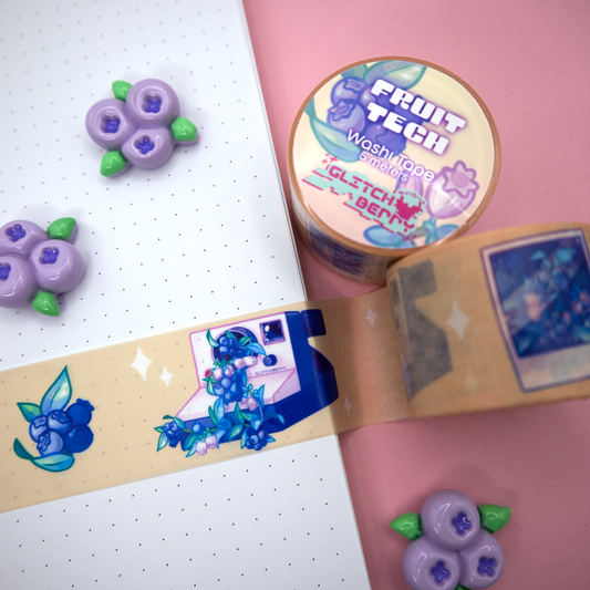 Blueberry Camera Washi Tape