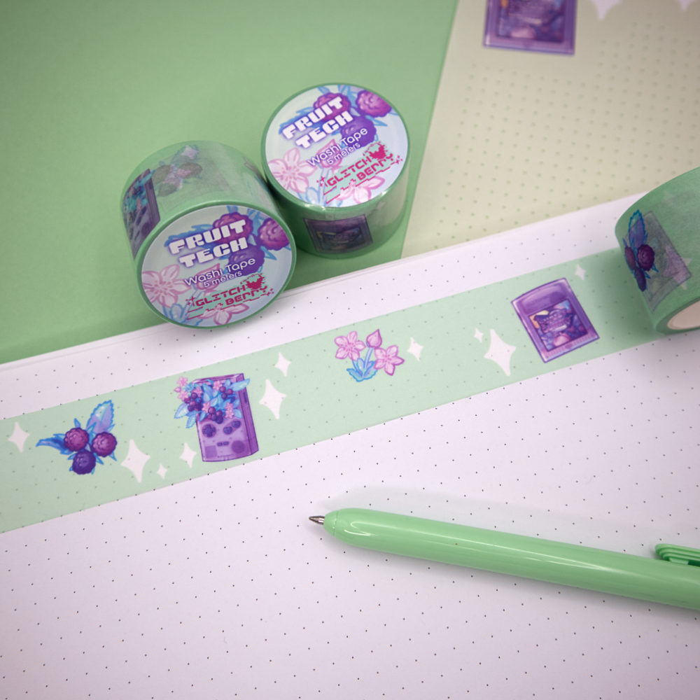 Raspberry Game Toy Washi Tape