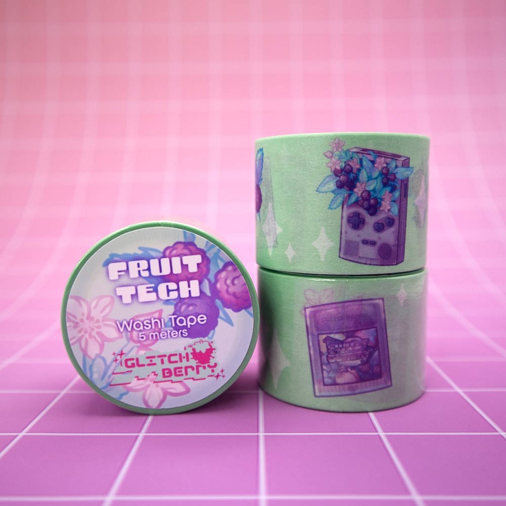 Raspberry Game Toy Washi Tape