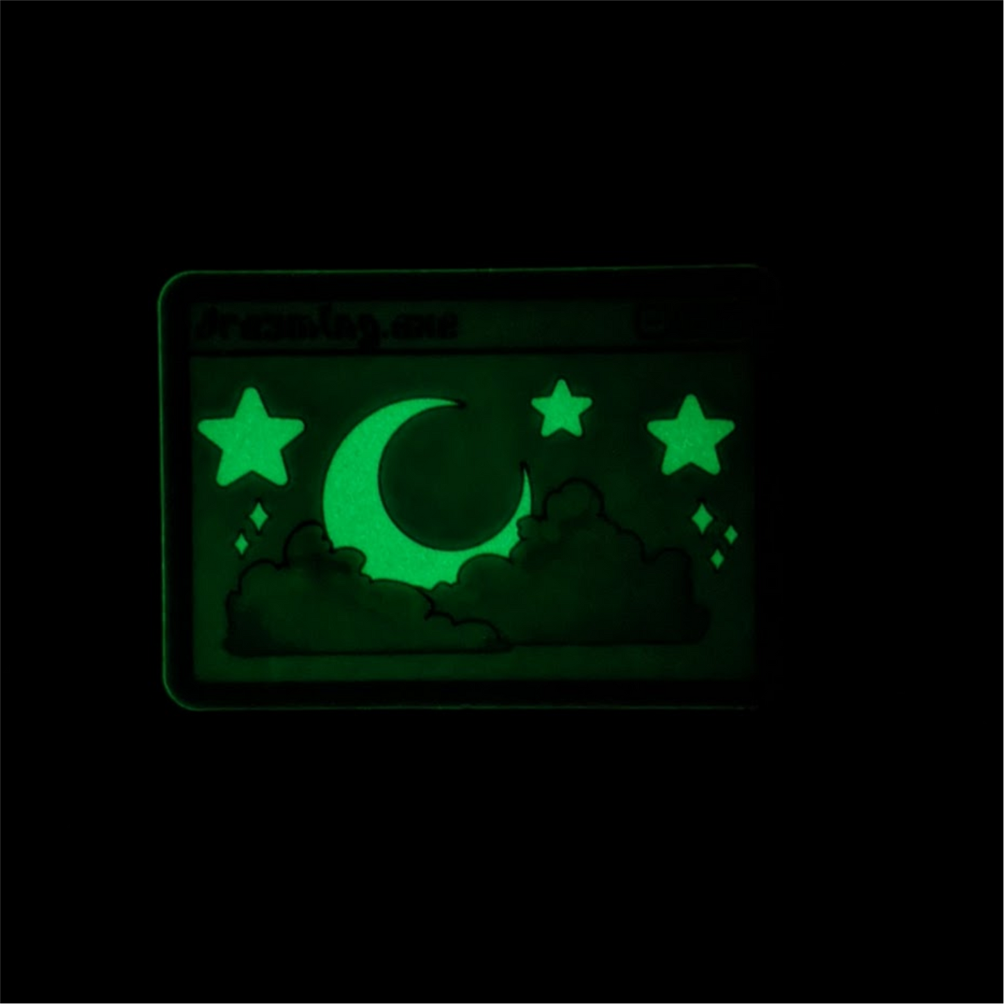 Dreaming.EXE Glow In The Dark Vinyl Sticker