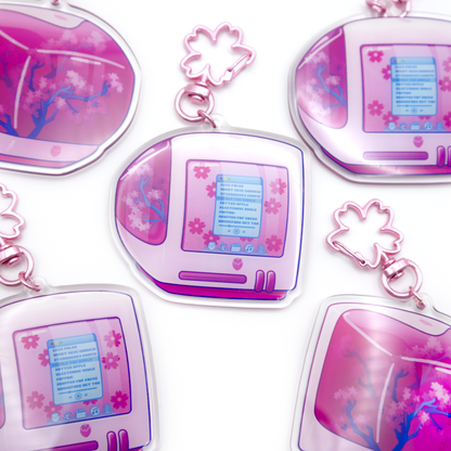 Sakura iBerry Computer Acrylic Keychain