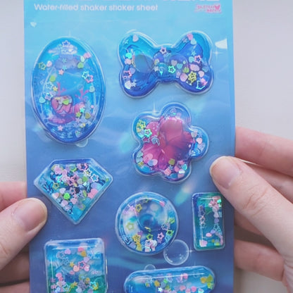 Aero Symphony 3D Liquid Shaker Deco Sticker Sheet